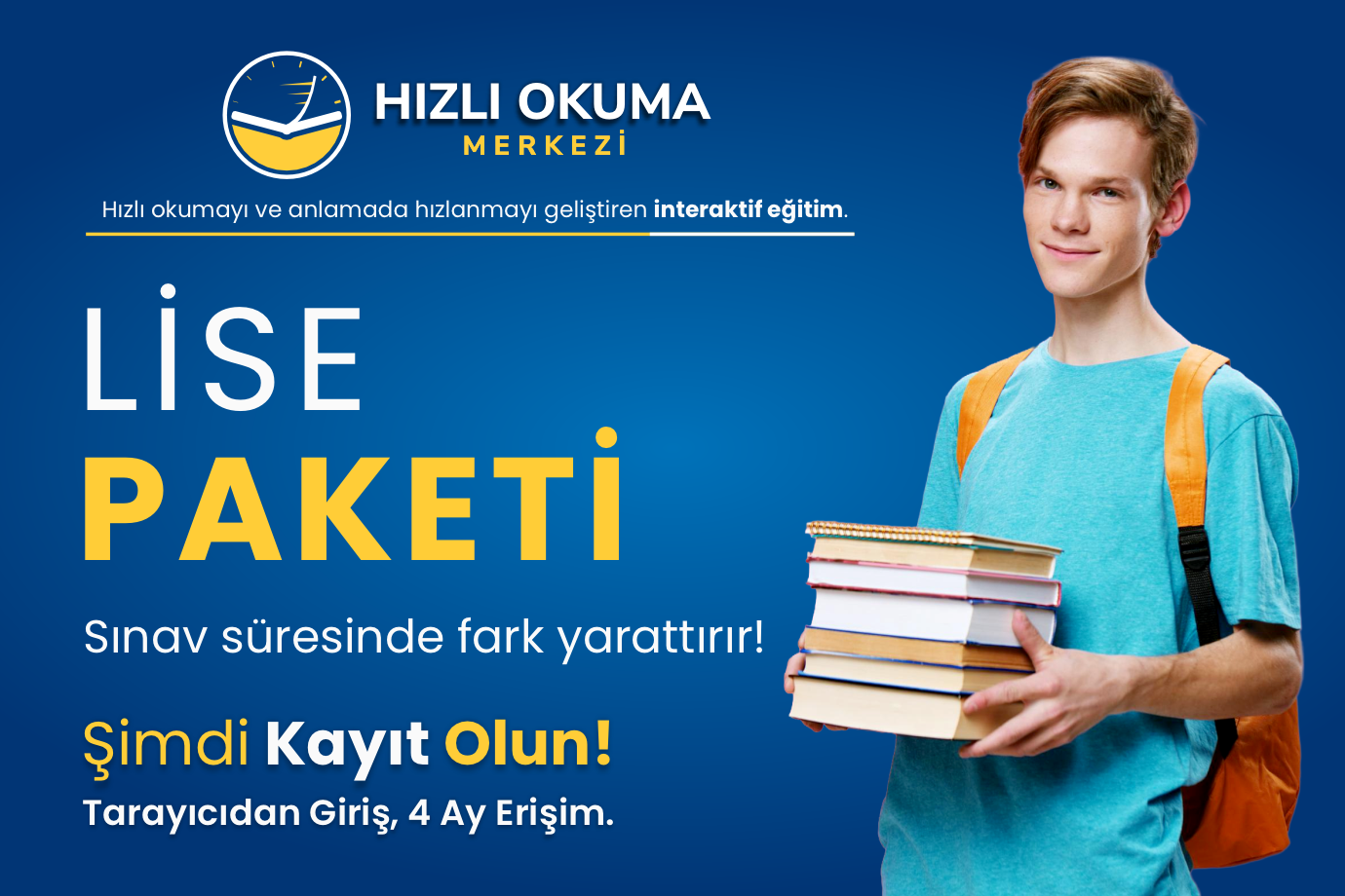 Liseler İçin Online Hızlı Okuma Paketi